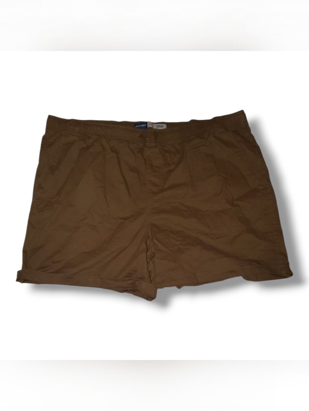 Old Navy Men's Tan Flat Front Cotton Shorts